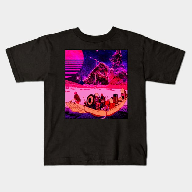 Vaporwave Now Kids T-Shirt by mycko_design